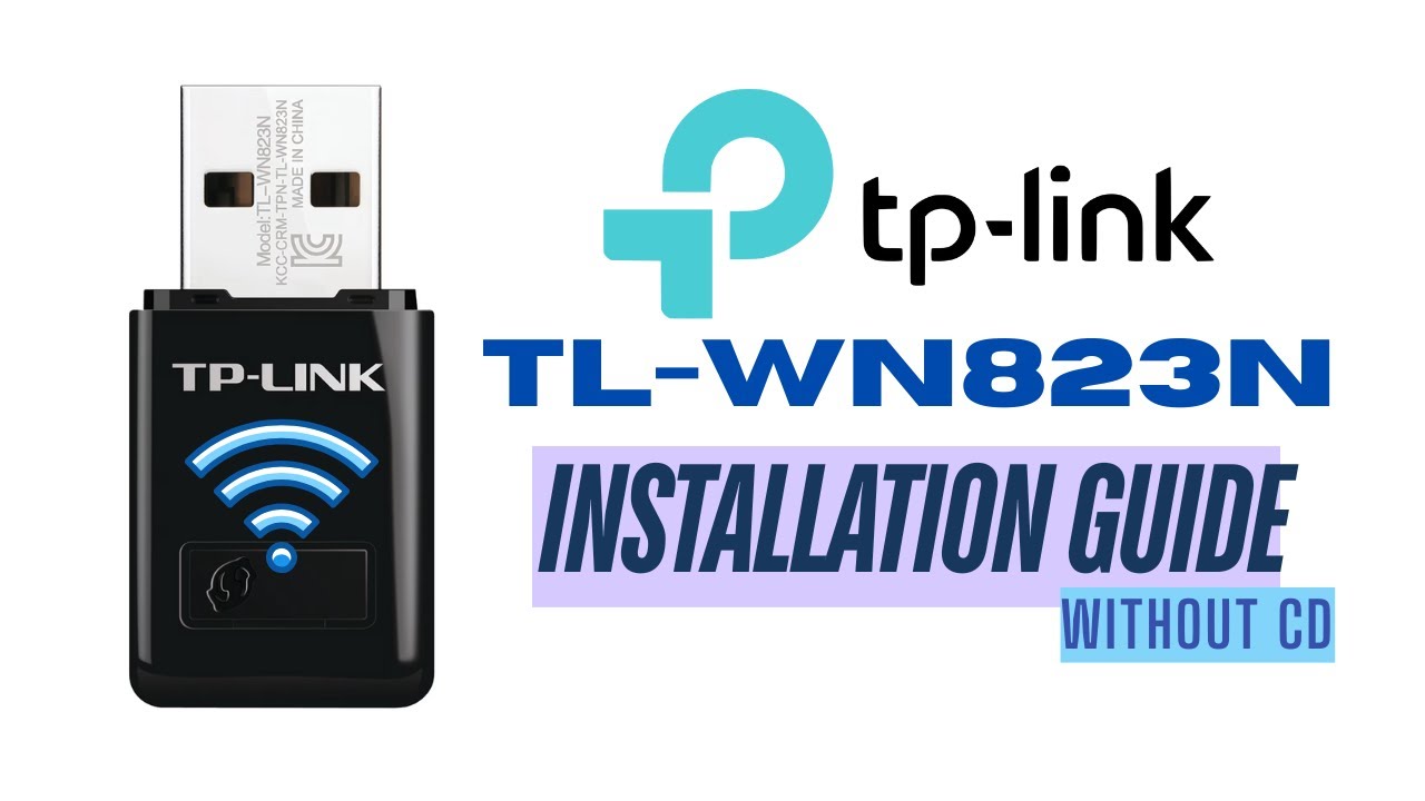 Как установить Wi-Fi адаптер TP-Link TL-WN823N без CD-диска