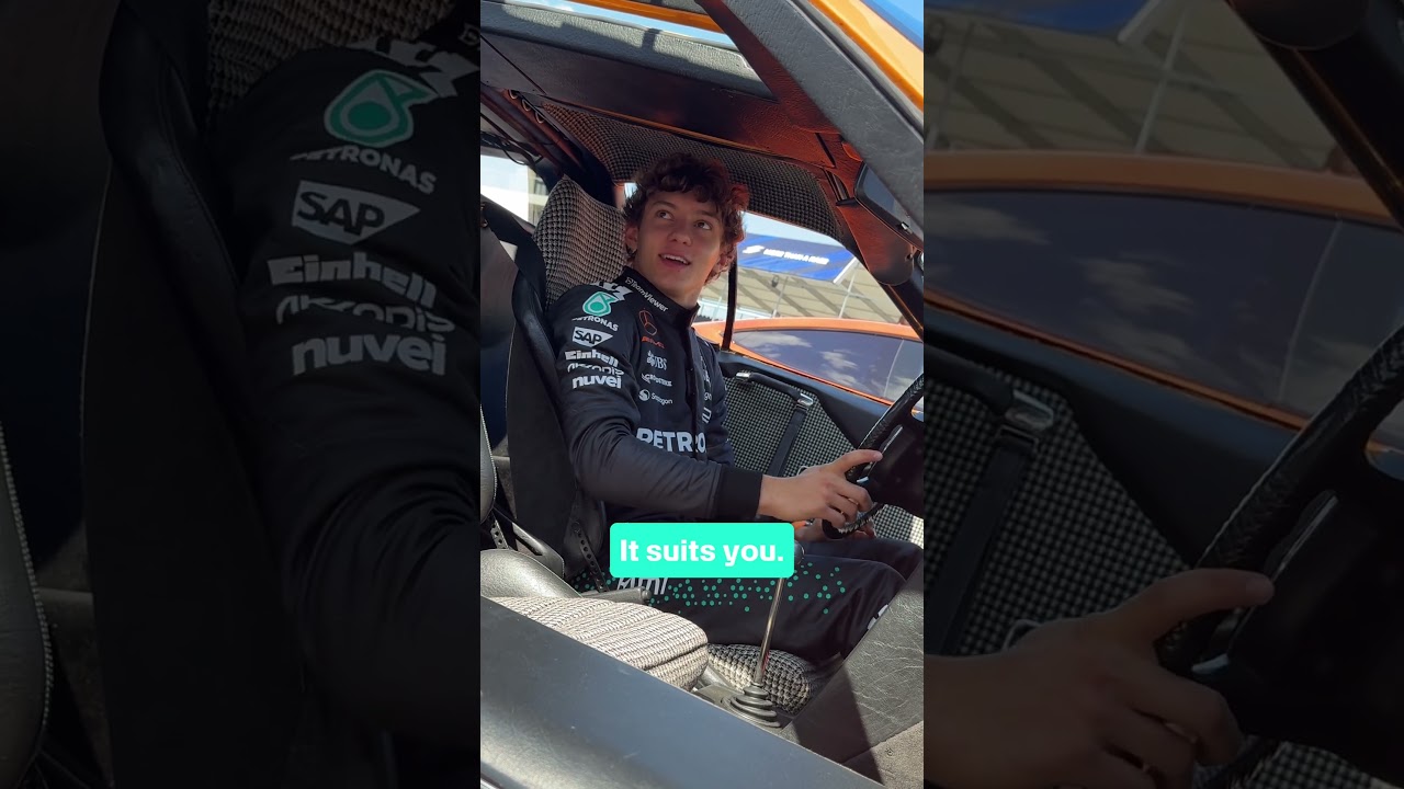 Kimi Antonelli loves the Classic C 111! 🤩 #f1 #mercedesf1 #kimiantonelli