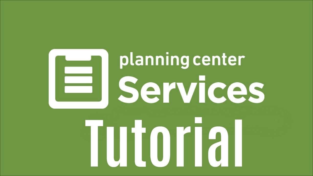 Planning Center ESPANOL Tutorial