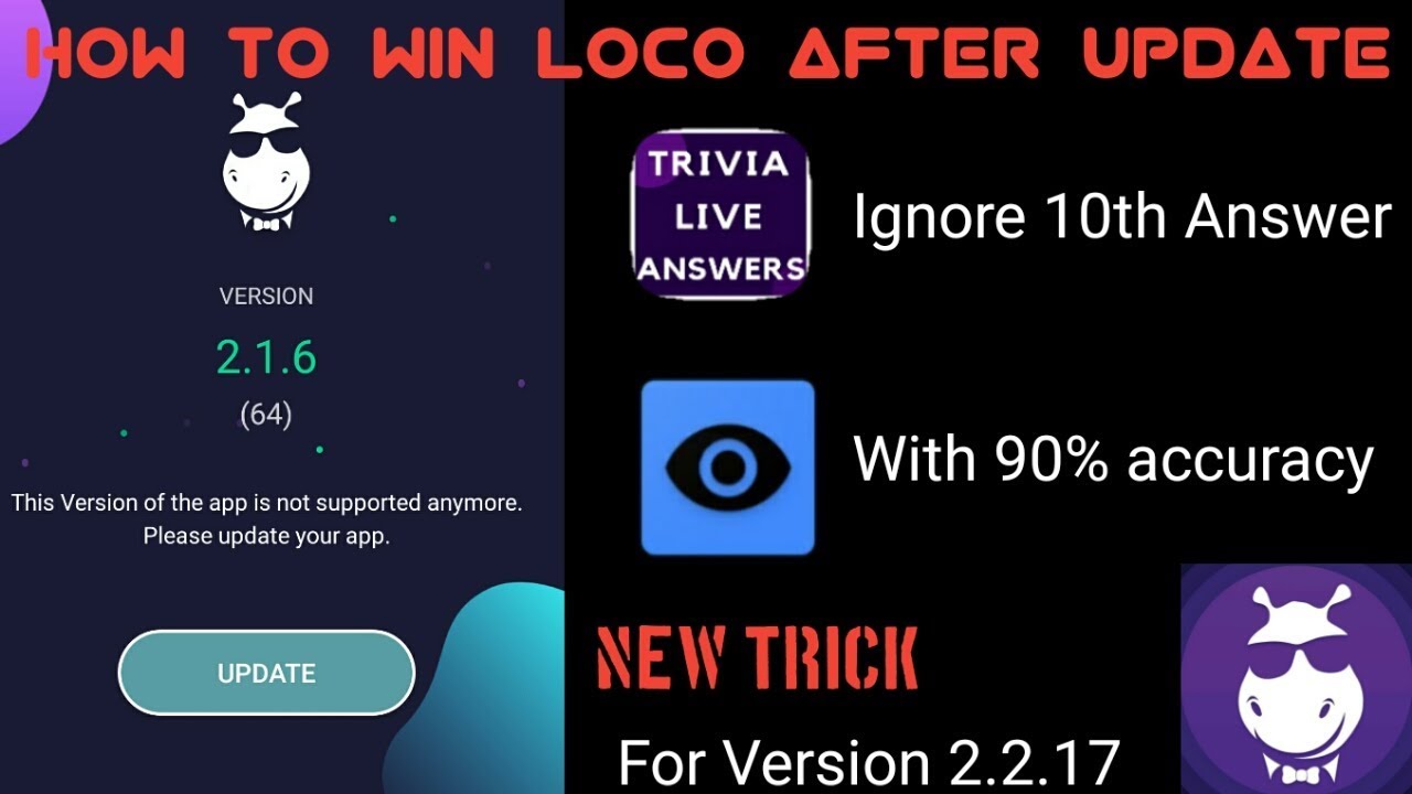 Answer App For Loco Updated version 2.2.17 | Win loco every game after update | The HaXpert