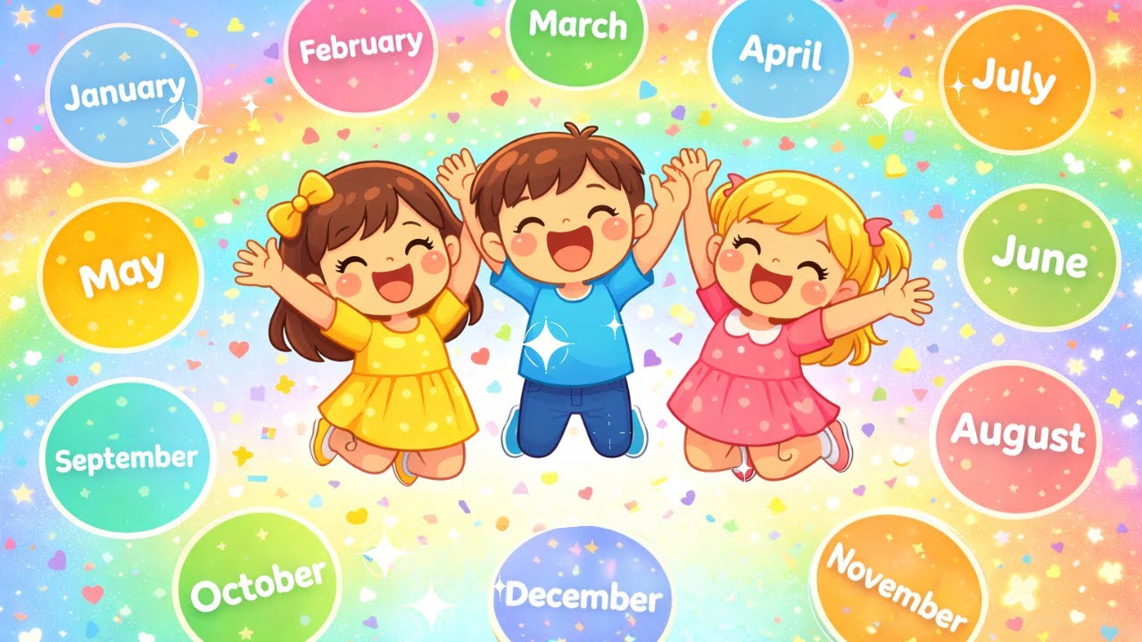 Months of the Year for Kids 🎶 | Fun Learning Song