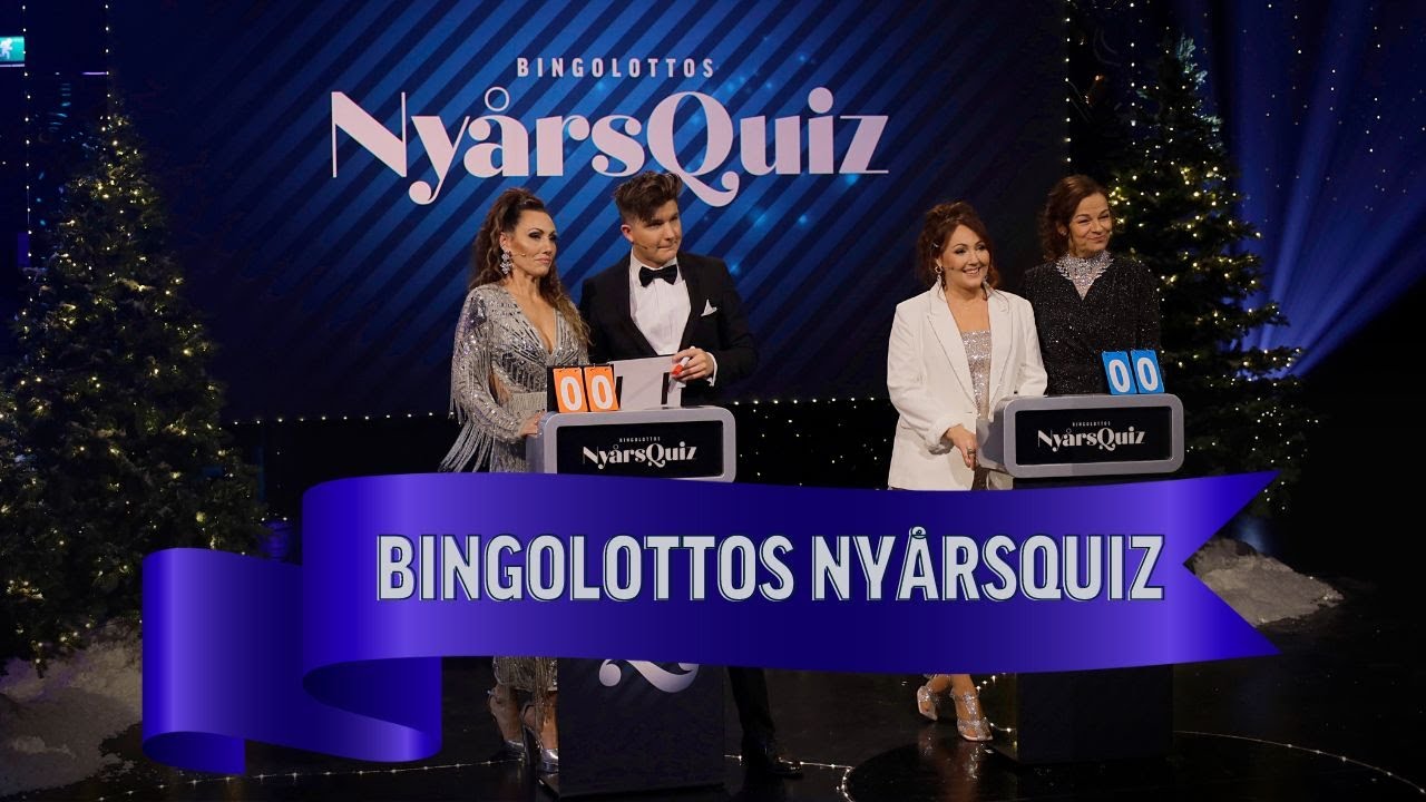 Vilka vinner Bingoottos Nyårsquiz? Nyårsbingo 2022