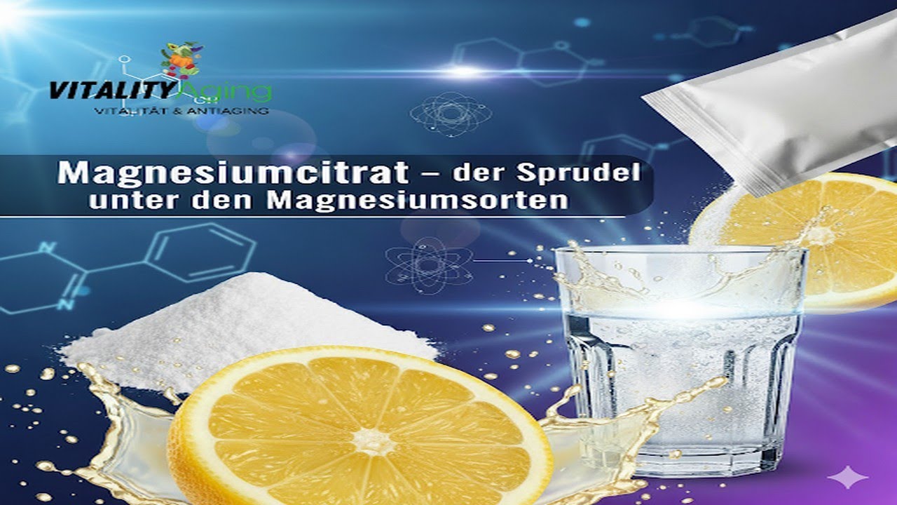 Magnesiumcitrat - der Sprudel unter den Magnesiumsorten