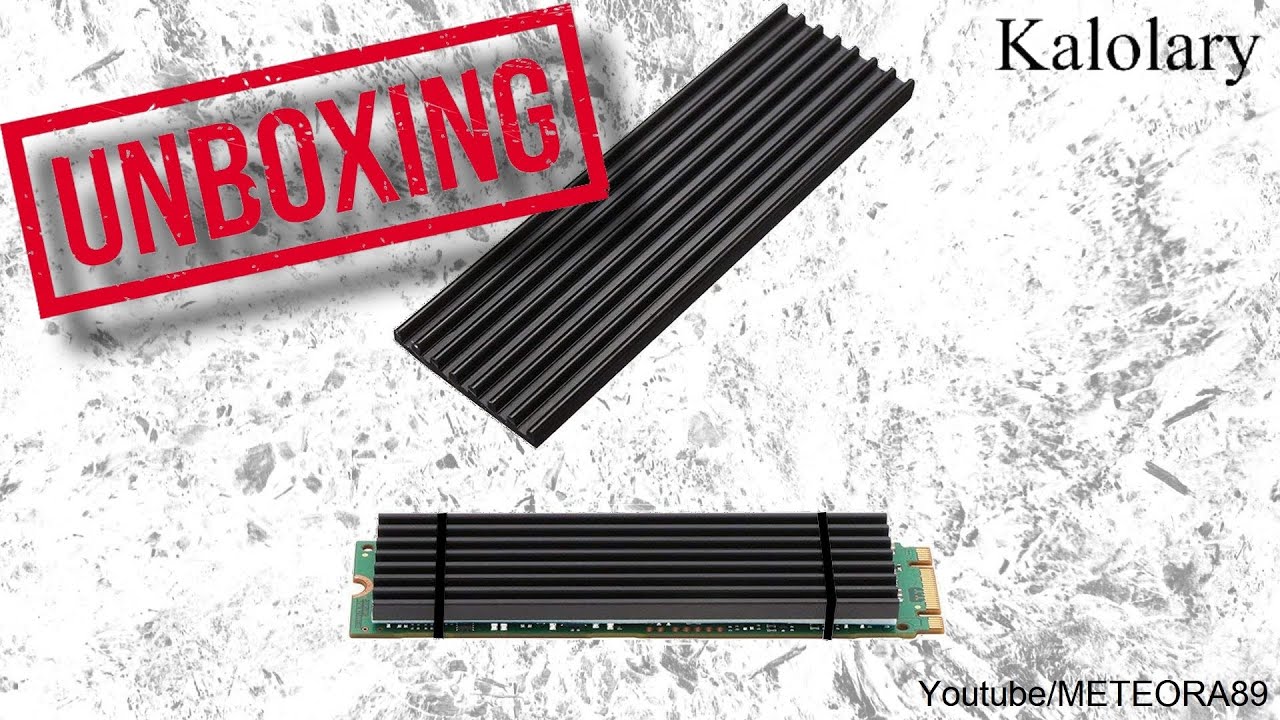 Dissipateur Kalolary pour SSD | UNBOXING + MONTAGE & TEST