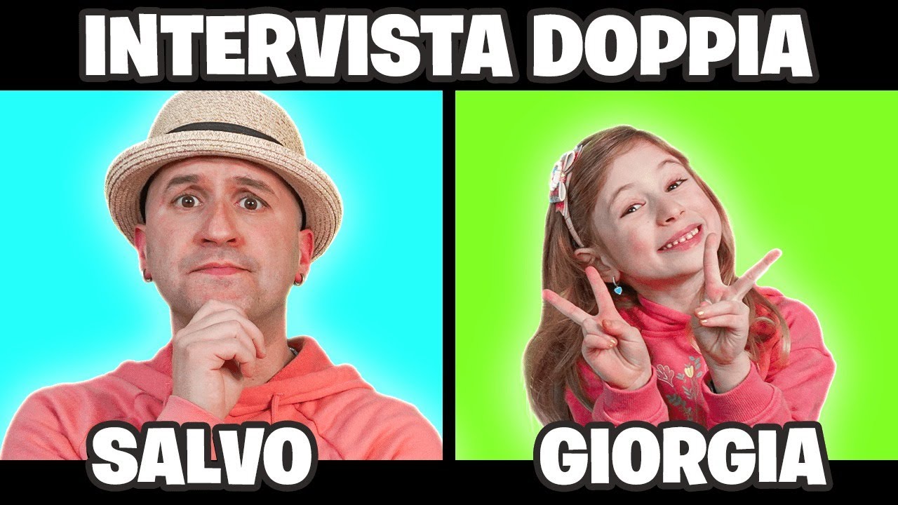 INTERVISTA DOPPIA! Salvo e Giorgia - *Padre e figlia*