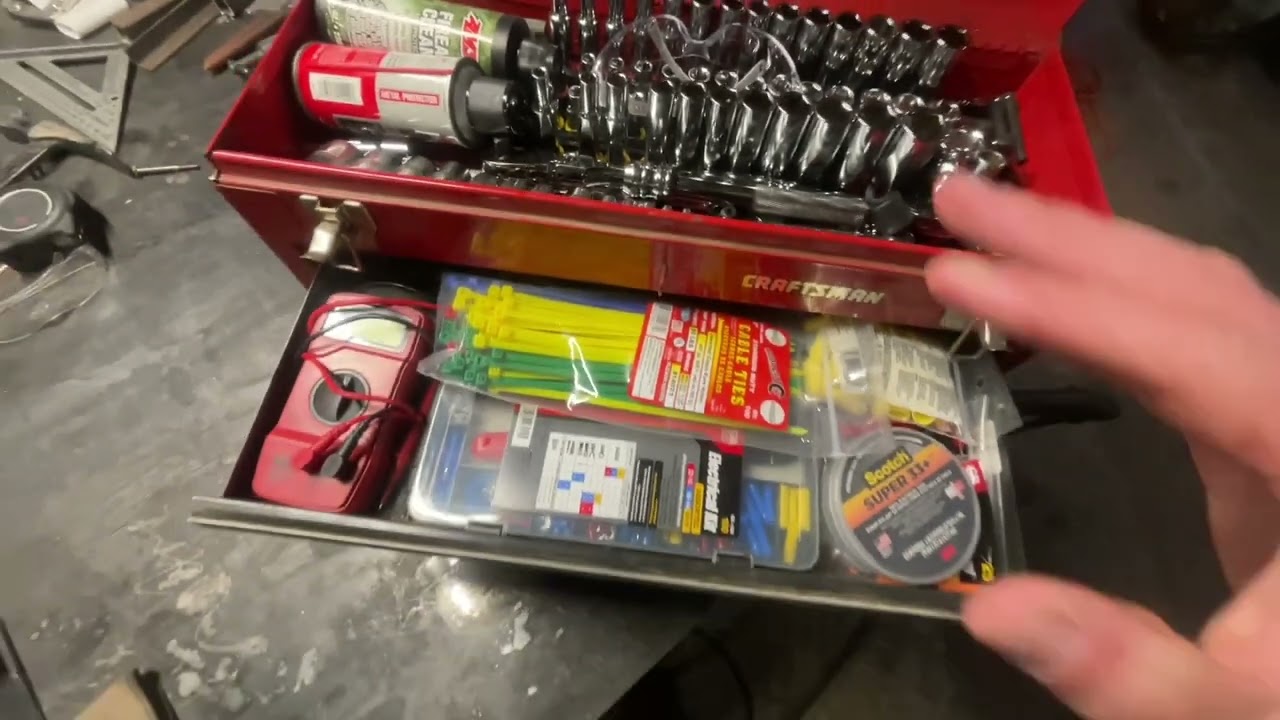 Craftsman Mechanics 4 drawer Tool box tour