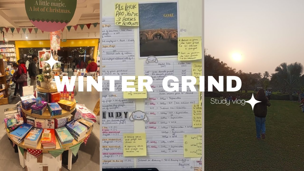 *WINTER GRIND*❄️ | Silent Study Vlog as class 11th ISC HUMANITIES student 📚