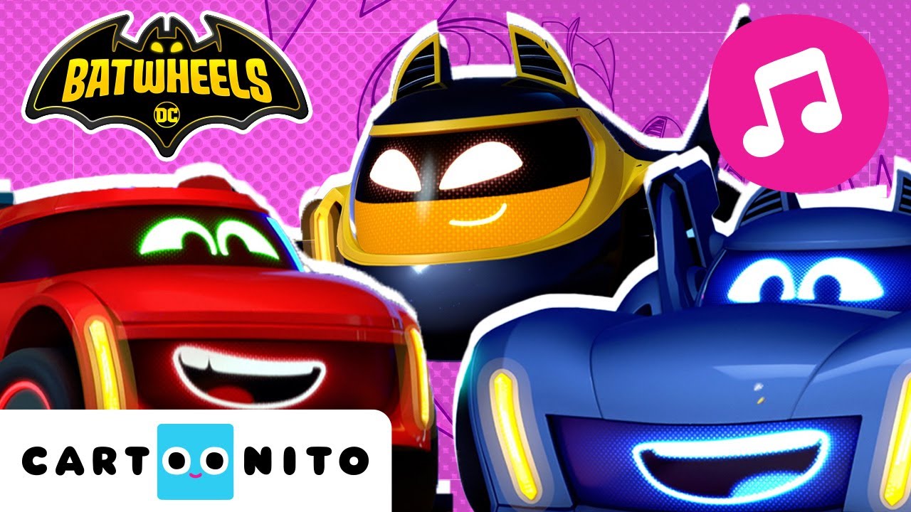 🎵 TOP 5 🎵 Best Songs |  Batwheels | Cartoon For Kids| Cartoonito