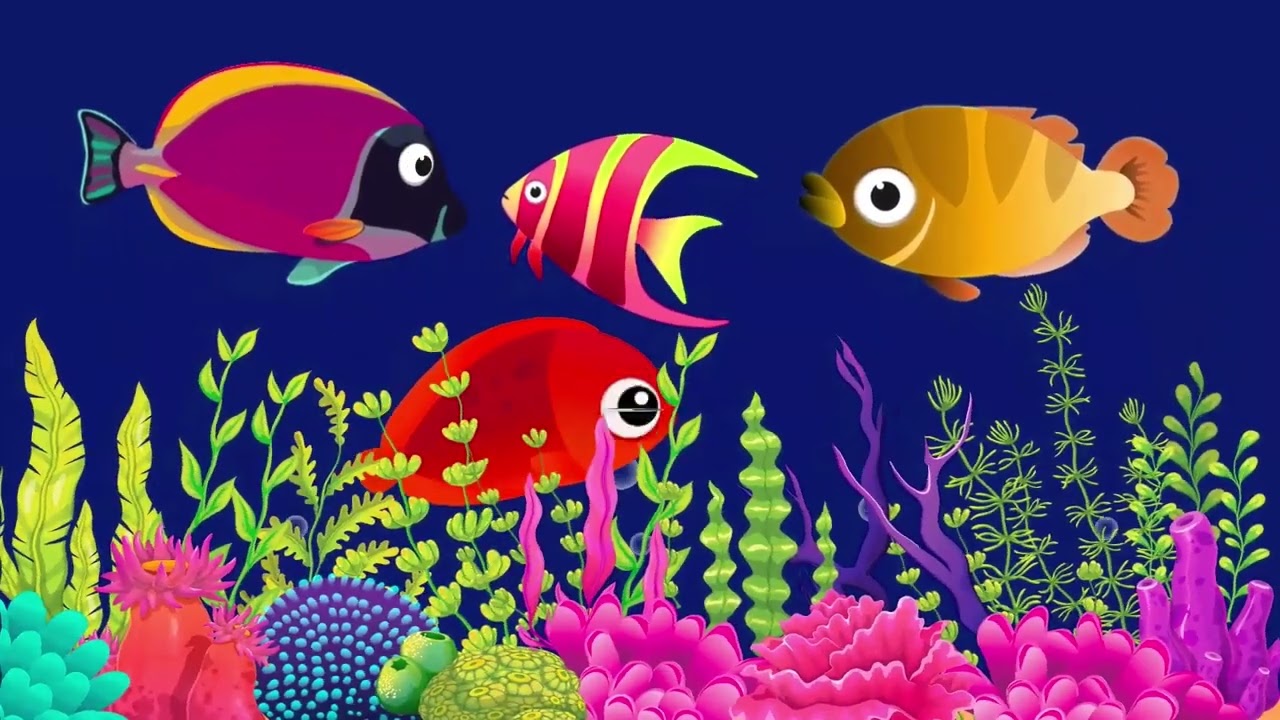 Baby Lullaby🐟Soothing fishes🐟Calming Undersea Animation🐟Aquarium #lullaby #sleepmusic #455