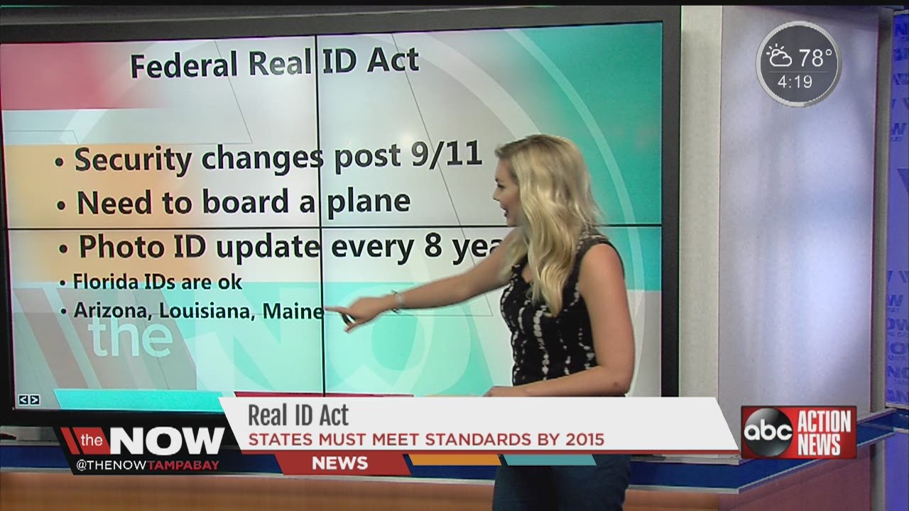 The Federal Real ID Act #thenowtampabay
