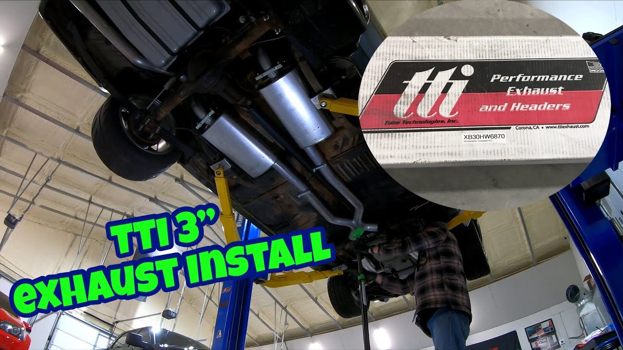 1968 Charger - TTI Exhaust install - 3" with X-pipe for the 5.7 Hemi Swap!