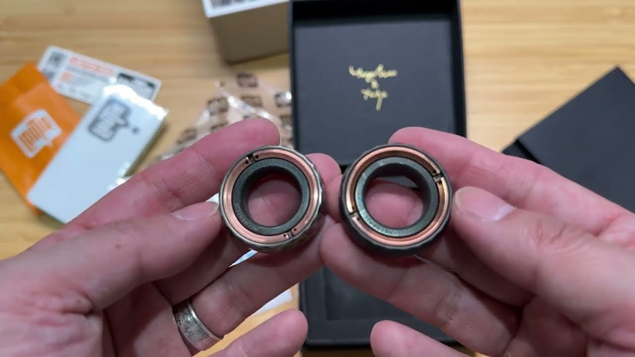 Lautie Mechanic-Thorns Fidget Ring, Spy Wars Series SS+Cu #1318