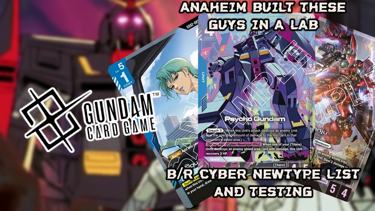 LAB MADE SPACE WIZARDS ARE HERE - GD03 META CYBER NEWTYPE DECK LIST AND TEST - GUNDAM CARD GAME