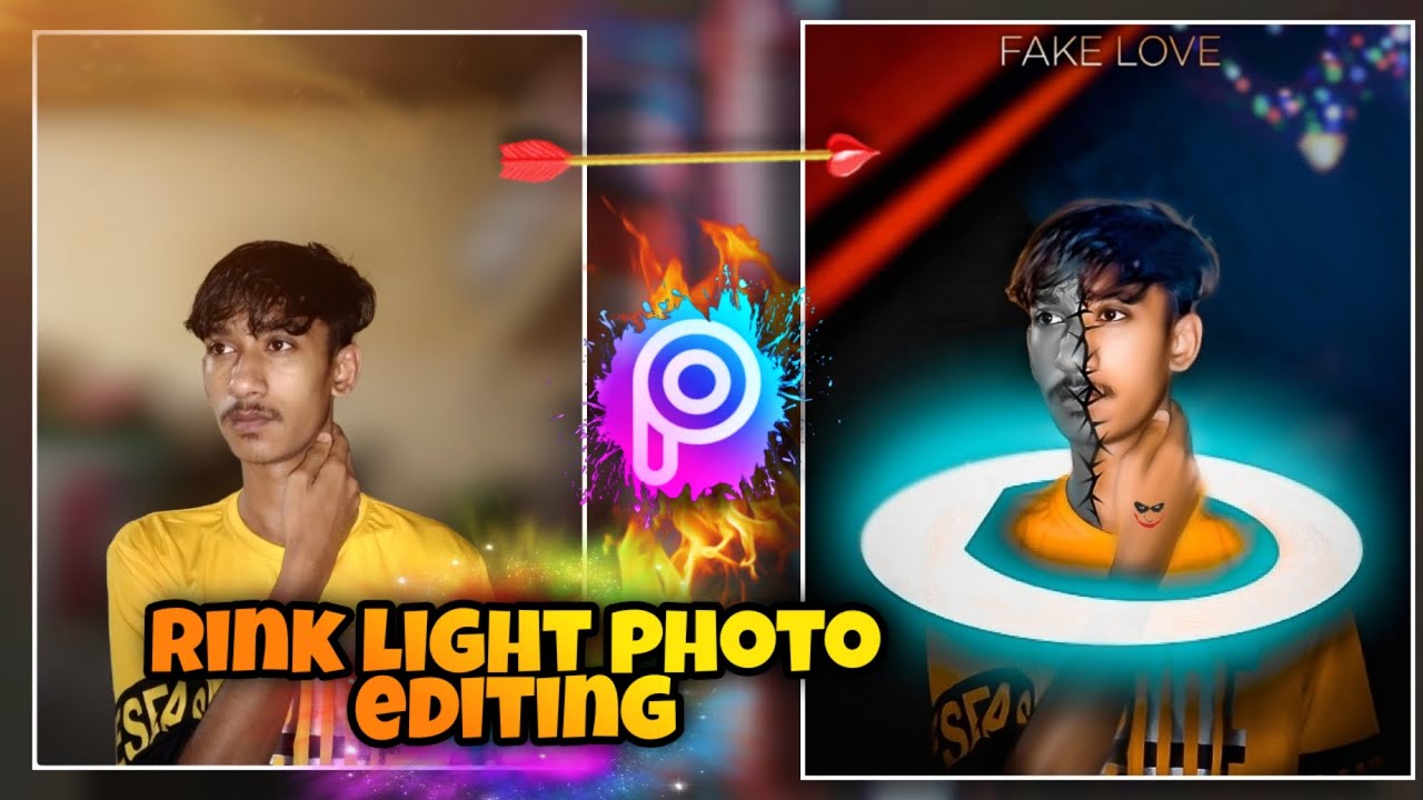 TikTok Ring Light Photo Editing |🌺 PicsArt Editing Tutorial | PicsArt Photo editing