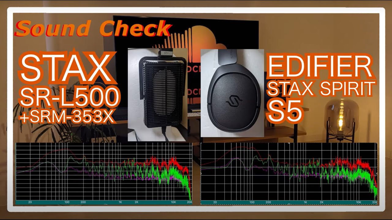 STAX SR-L500+SRM-353X vs EDIFIER STAX SPIRIT S5 [headphones Sound Comparison ヘッドホン音比較]
