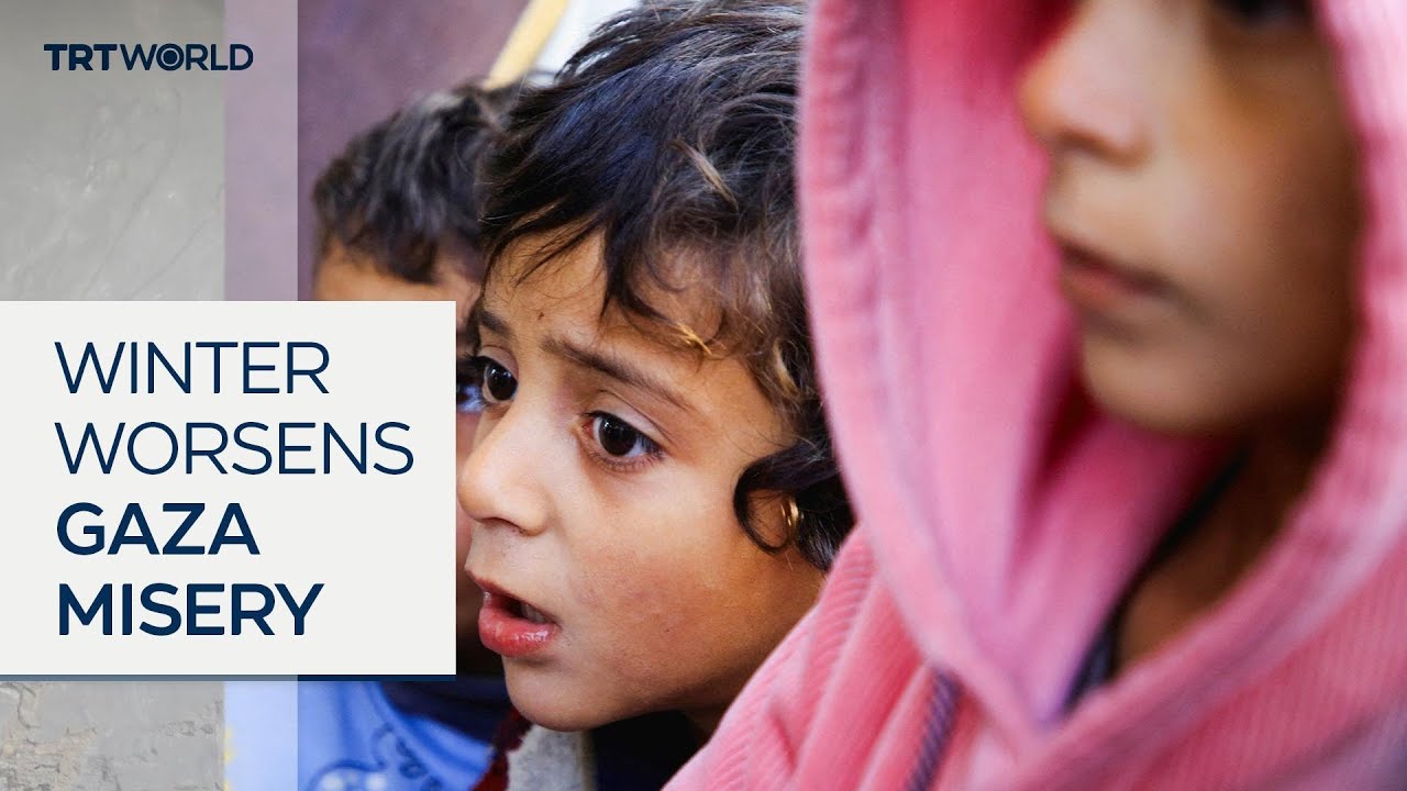 Flooded tents and severe winter deepen Gaza's crisis