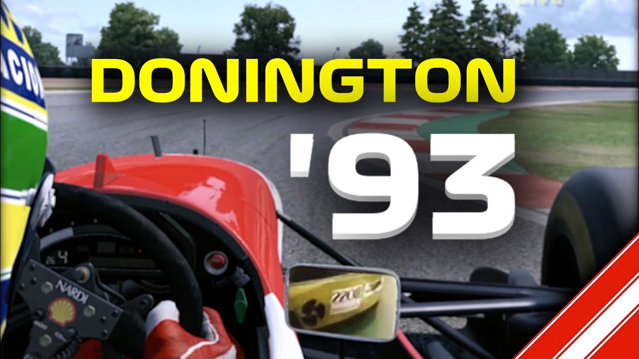 Senna’s McLaren MP4/8 Rocks Donington