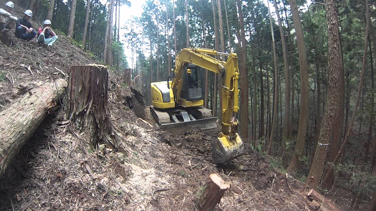 四万十町森林組合　作業道研修