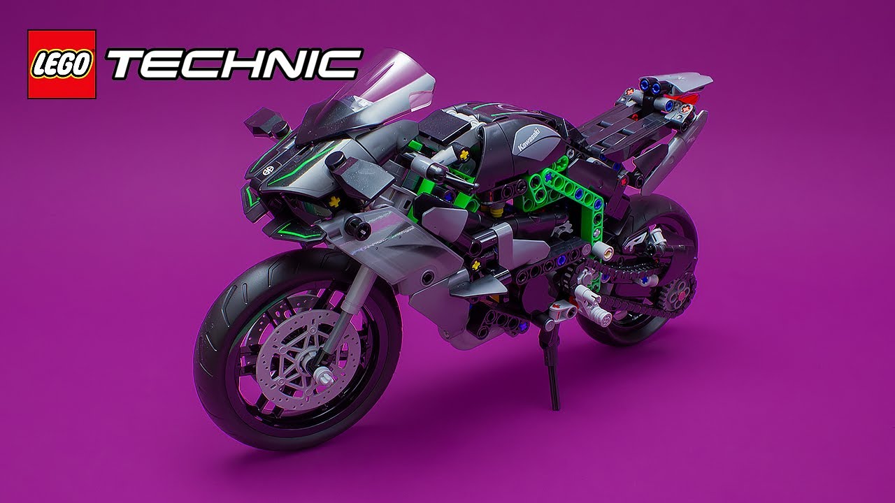 Kawasaki Ninja H2R Motorcycle | LEGO Unboxing & Speed Build!
