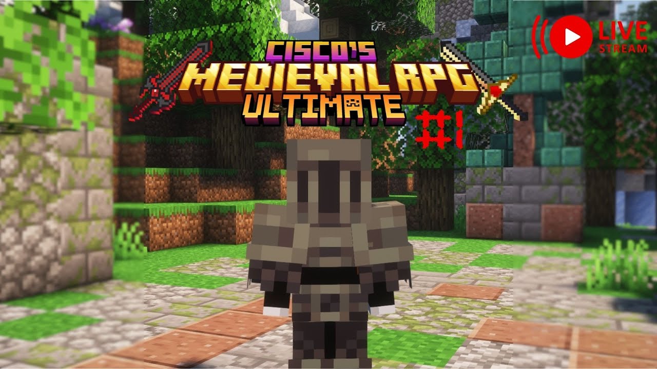 [Live] โลกยุคกลางแฟนตาซีที่โคตรสมจริง! l Mincraft Cisco's Medieval Fantasy RPG Ultimate