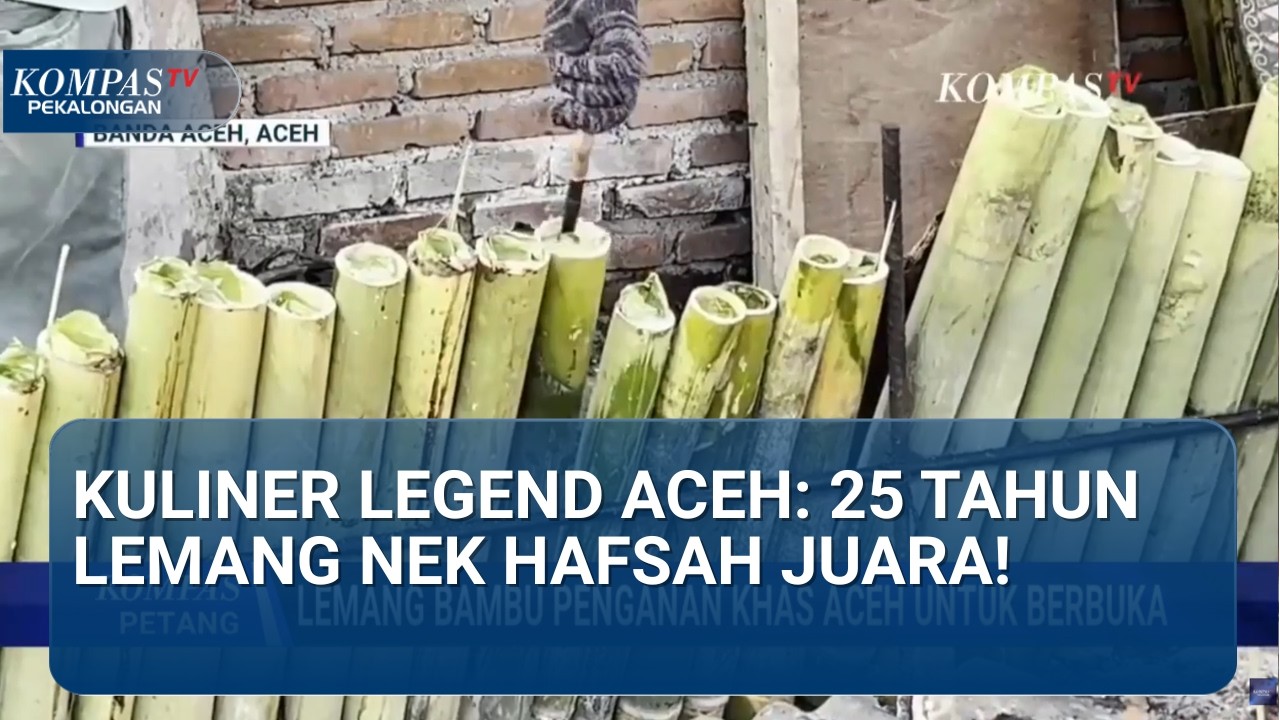 Gurih & Pulen Sempurna! Rela Antre Demi Lemang Legendaris Nek Hafsah Aceh