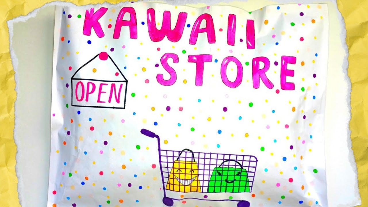 Paper DIY | CUTE KAWAII STORE BLIND BAG UNBOXING  | ASMR | NO MUSIC 