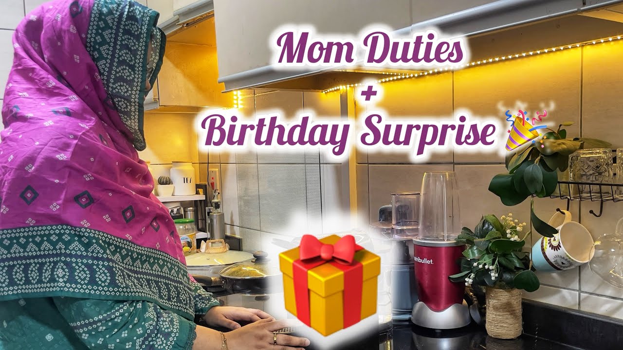 Dubai Mom Busy Day + Birthday Surprise Gift 🎁✨| #DubaiMom #MomVlog #momlife #BirthdaySurprise