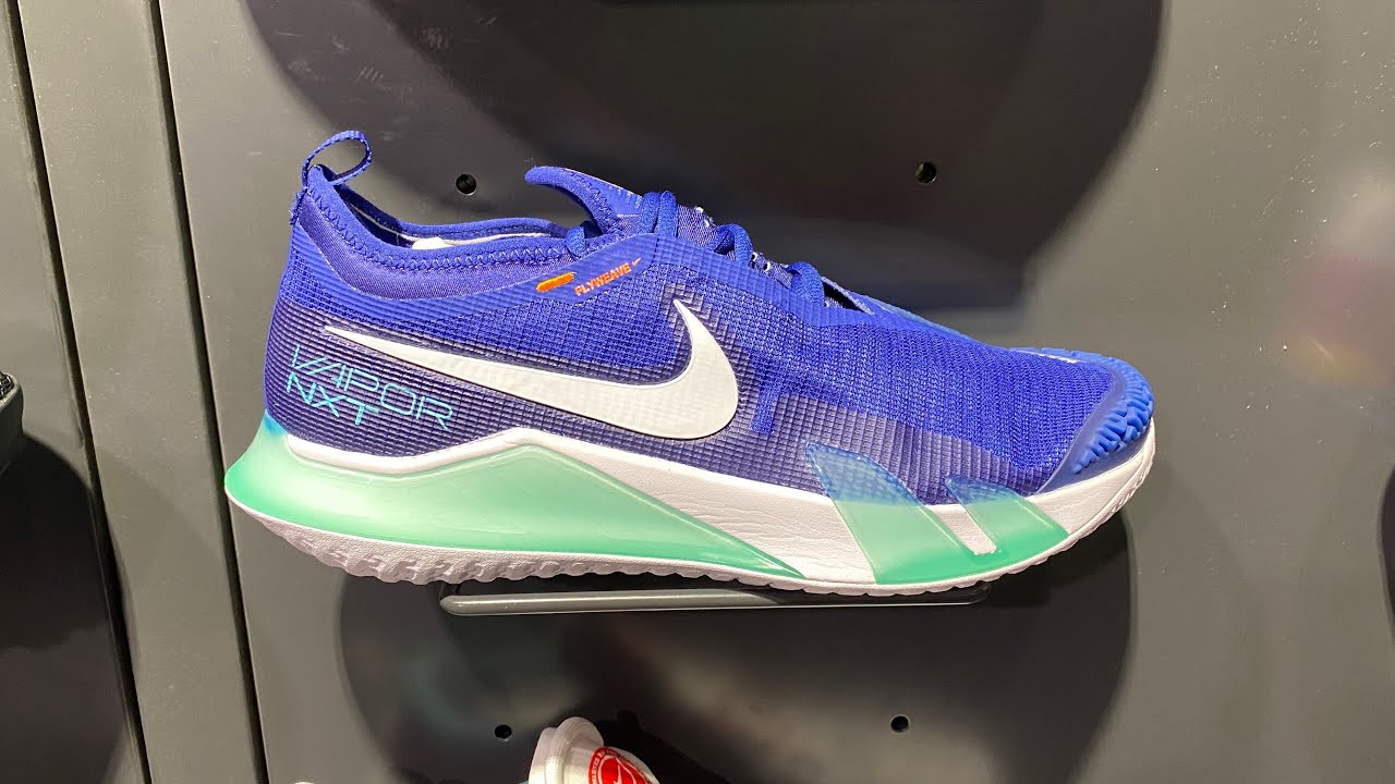 NikeCourt React Vapor NXT (Deep Royal Blue/Dynamic Turquoise/Magma Orange/White) - SKU: CV0724-414