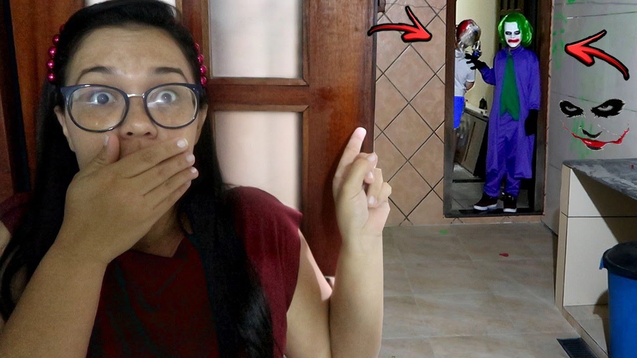 O CORINGA E A ARLEQUINA INVADIRAM A NOSSA CASA!