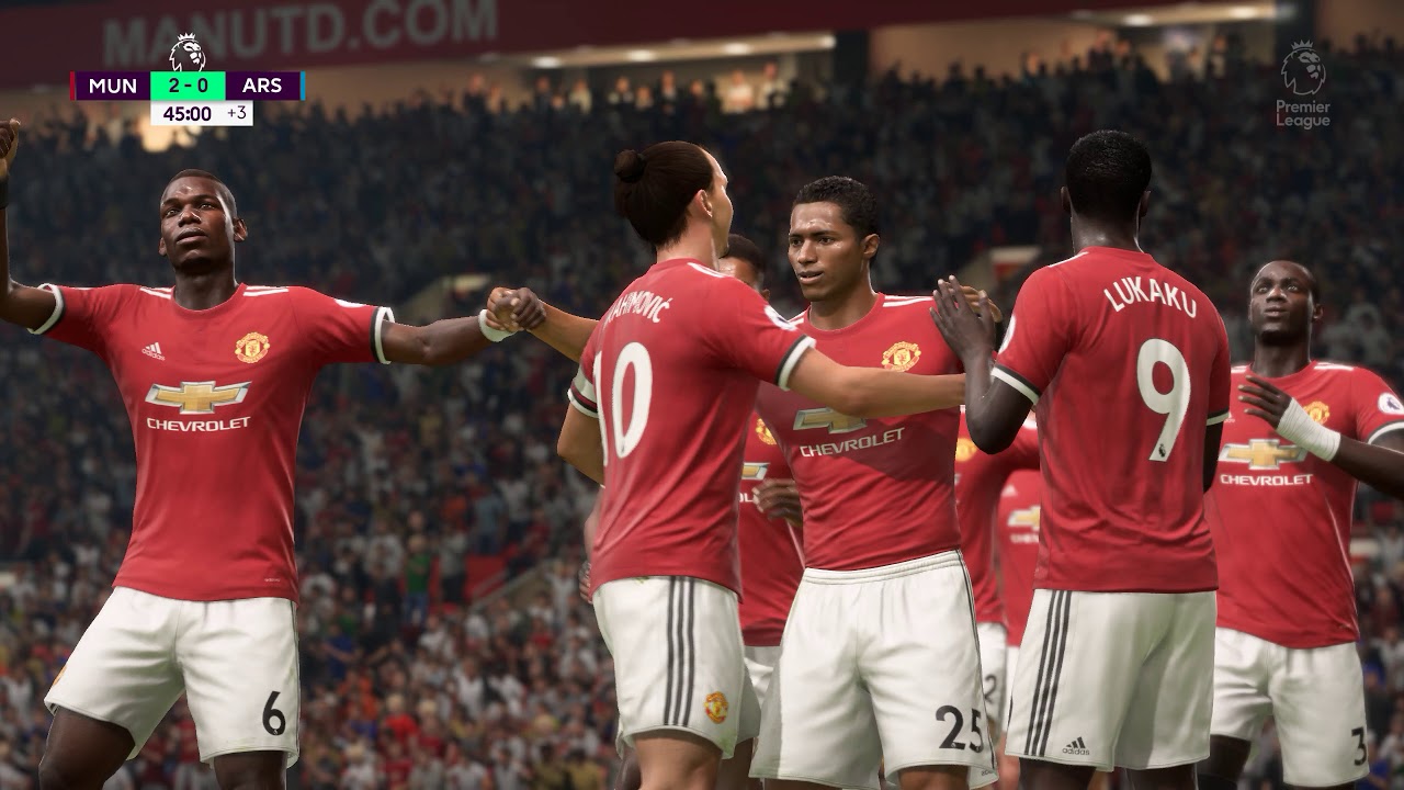 FIFA 18 PC Ultrawide [21:9] HD Gameplay - Manchester United vs Arsenal