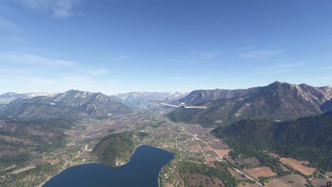 Low Level/Hi Speed Flight from Salzburg, Salzburg, Austria to  Gmunden, Oberösterreich, Austria
