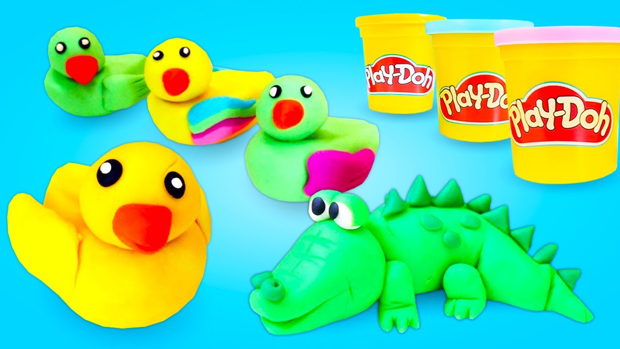 Tolle Knete Ideen f&uuml;r Kinder - 3 Kindervideos mit PlayDoh