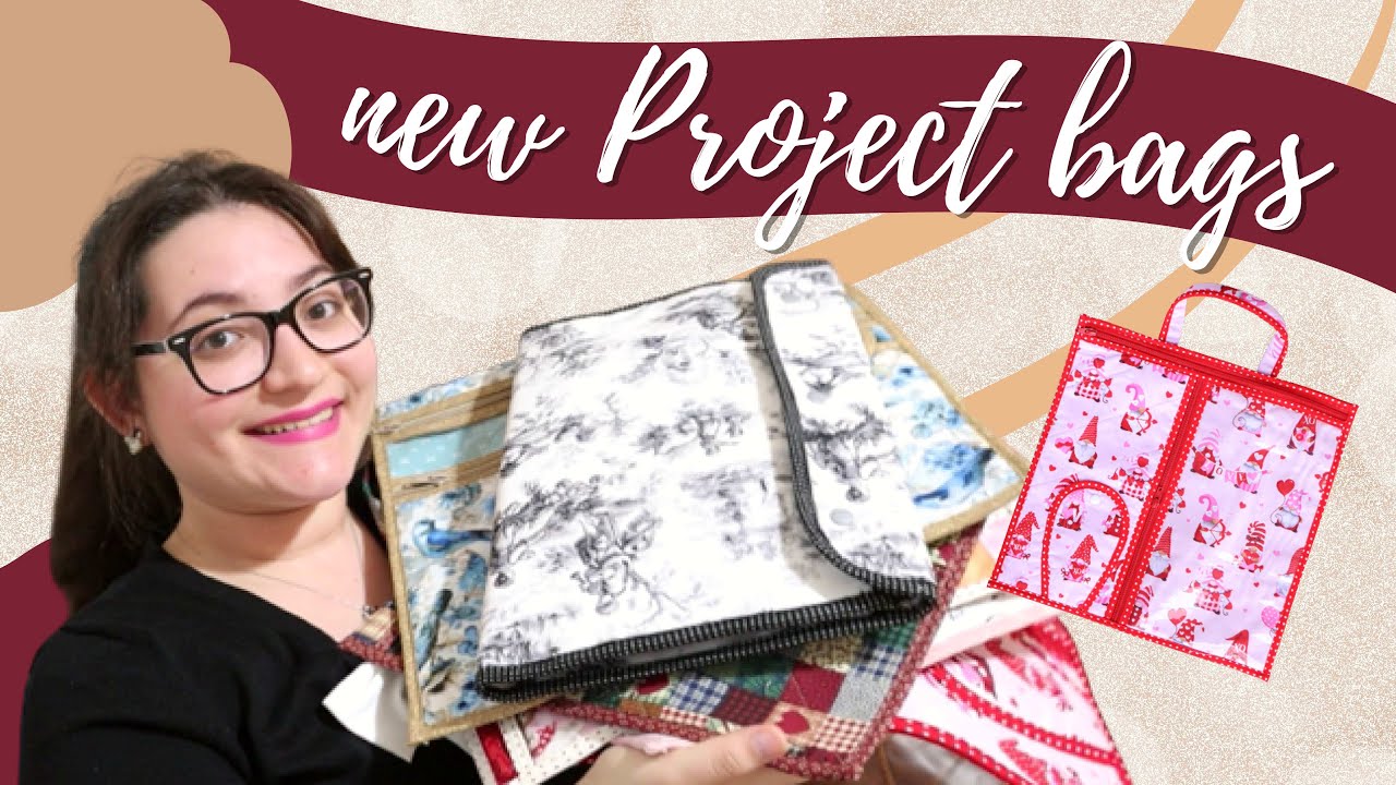 ENGLISH Flosstube #52 | New Project Bags! 👜 🪡 New Bobbin Booklet and Models! 💗 #projectbags