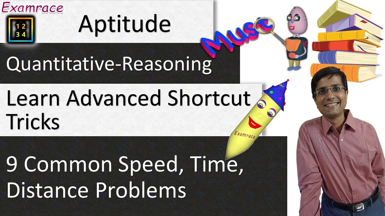 Speed, Time & Distance (Aptitude) - 3 Concepts & Shortcuts: Systematically Solve All Problems