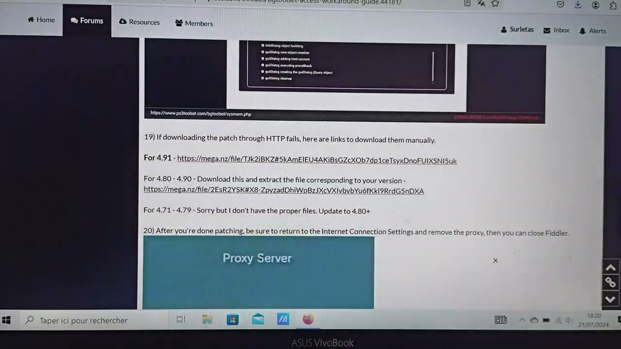 Solution pour BGtoolset (CFW PS3)