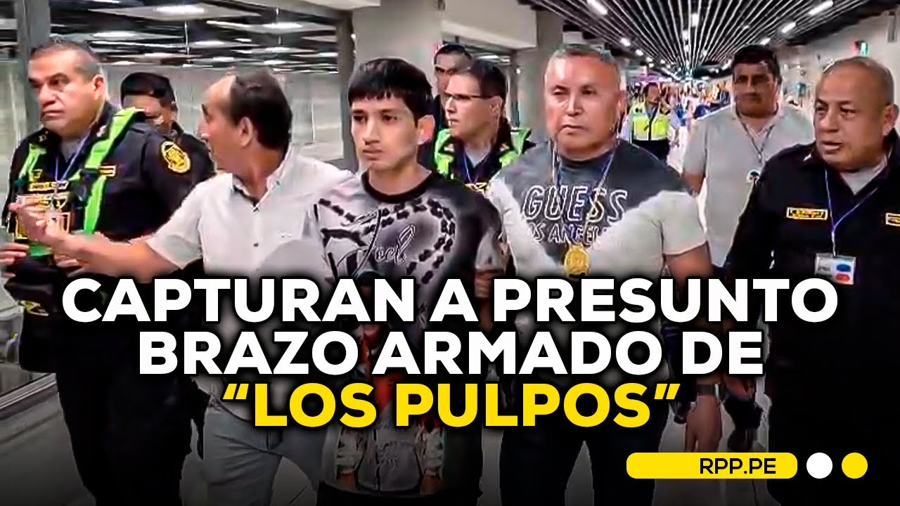 🚨PNP capturó a alias ‘JJ’, sindicado brazo armado de ‘LOS PULPOS’, cuando pretendía fugar a Chile