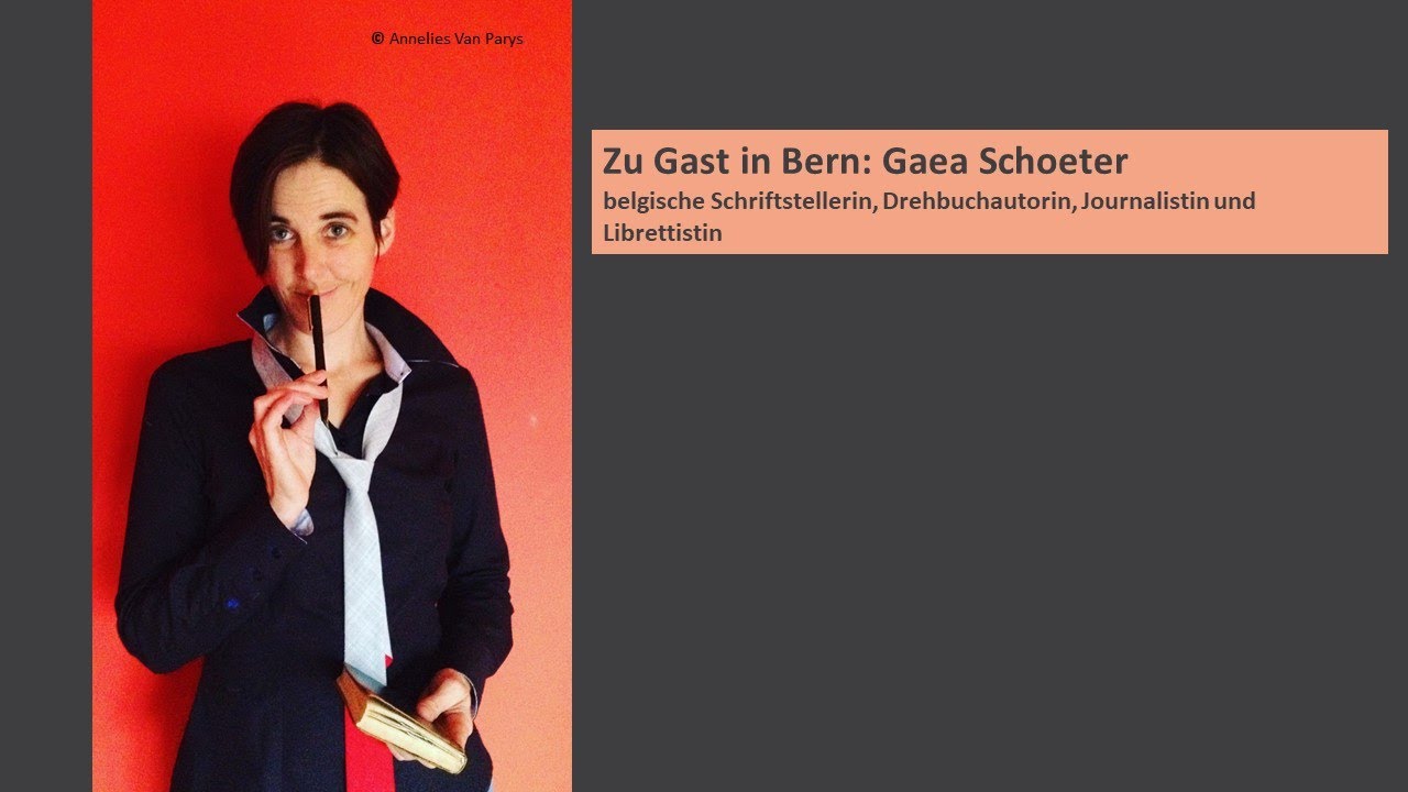 Zu Gast in Bern: Gaea Schoeters