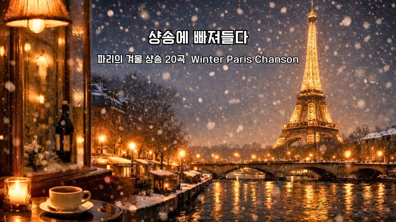 [Playlist] 조용히 새해를 맞이하는 파리의 샹송 20곡 | Winter Chanson in Paris I #샹송 #chanson #paris