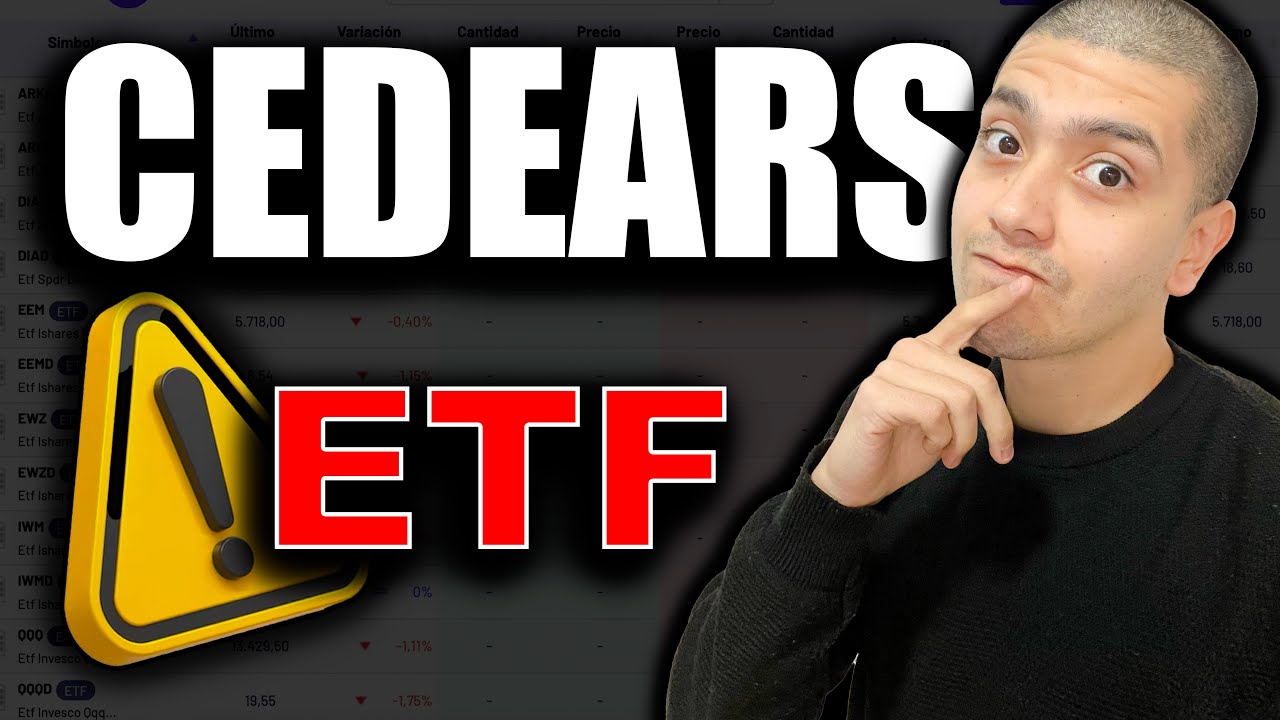 INVERTIR en CEDEARS o INVERTIR en ETF❓La mejor OPORTUNIDAD de INVERSION  ✅