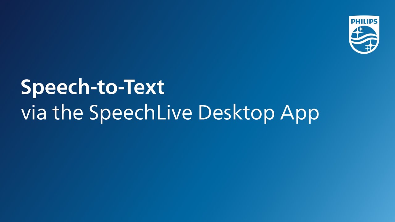 Speech to Text via the SpeechLive Desktop App (5/5)