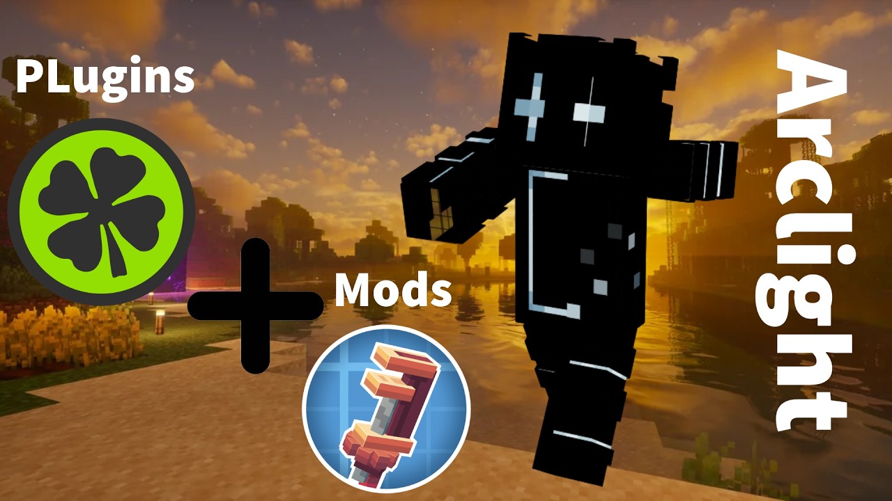 Plugins & Mods at the SAME TIME?! 😱😱😱 | Arclight Installation Guide