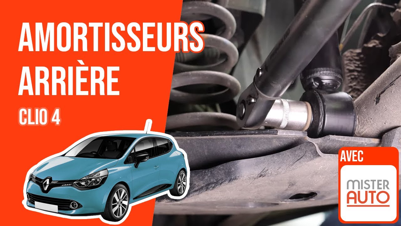 Changer les Amortisseurs arrière Clio 4 ➿