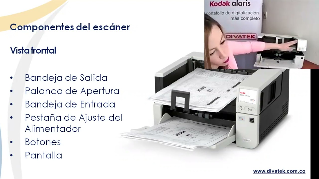 Scanner S3000 Kodak Alaris, Entrenamiento DIVATEK