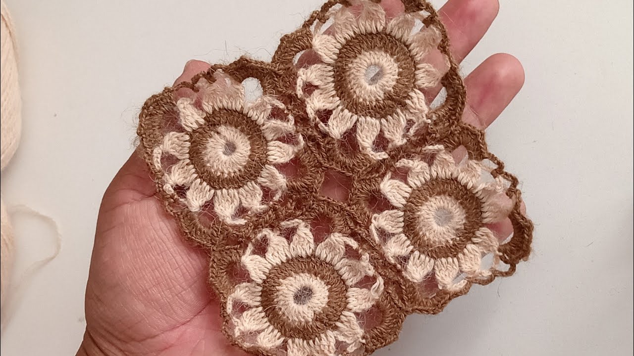 Sencillo!!! Hermosa puntada a crochet para principiantes 😃🌺