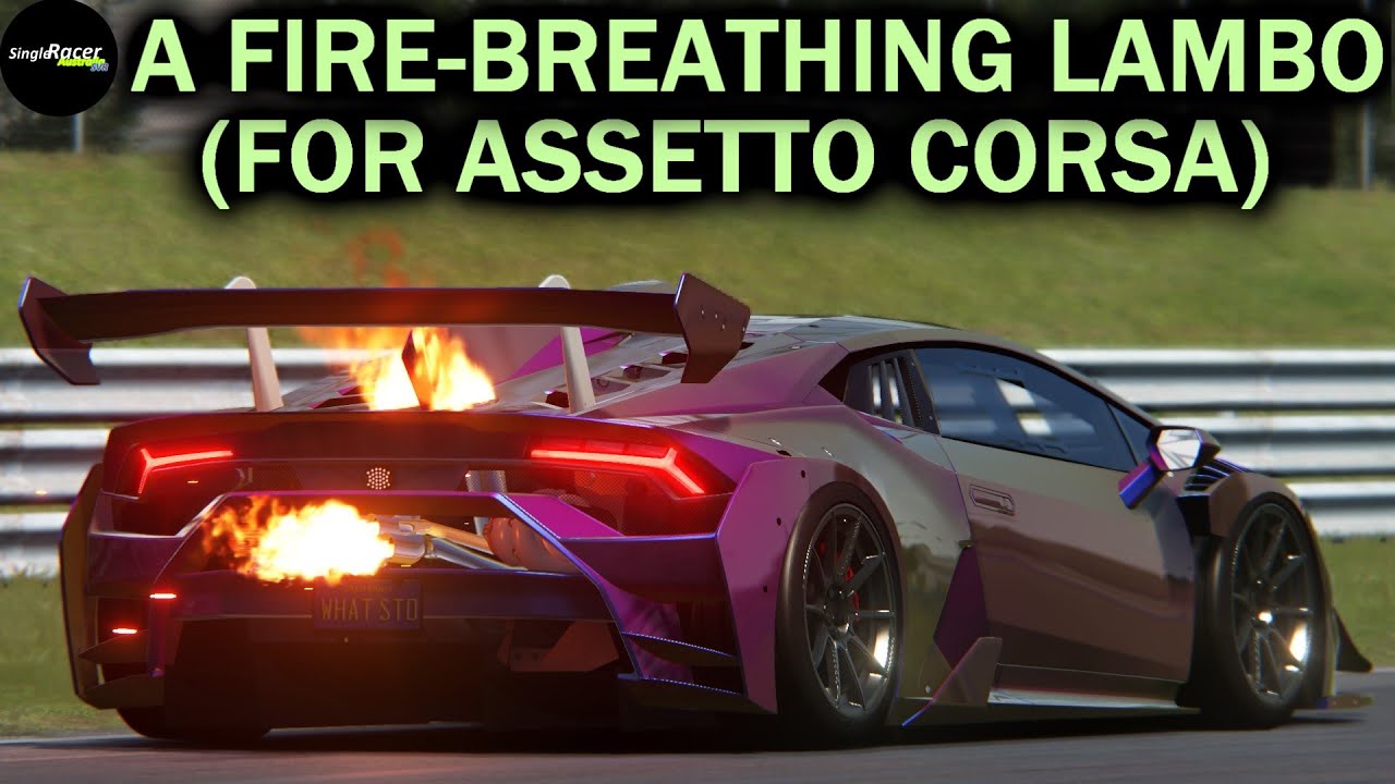 A Fire Breathing Multi-Colored Lambo for AC (SingleRacer Scorching Summer Shorts)