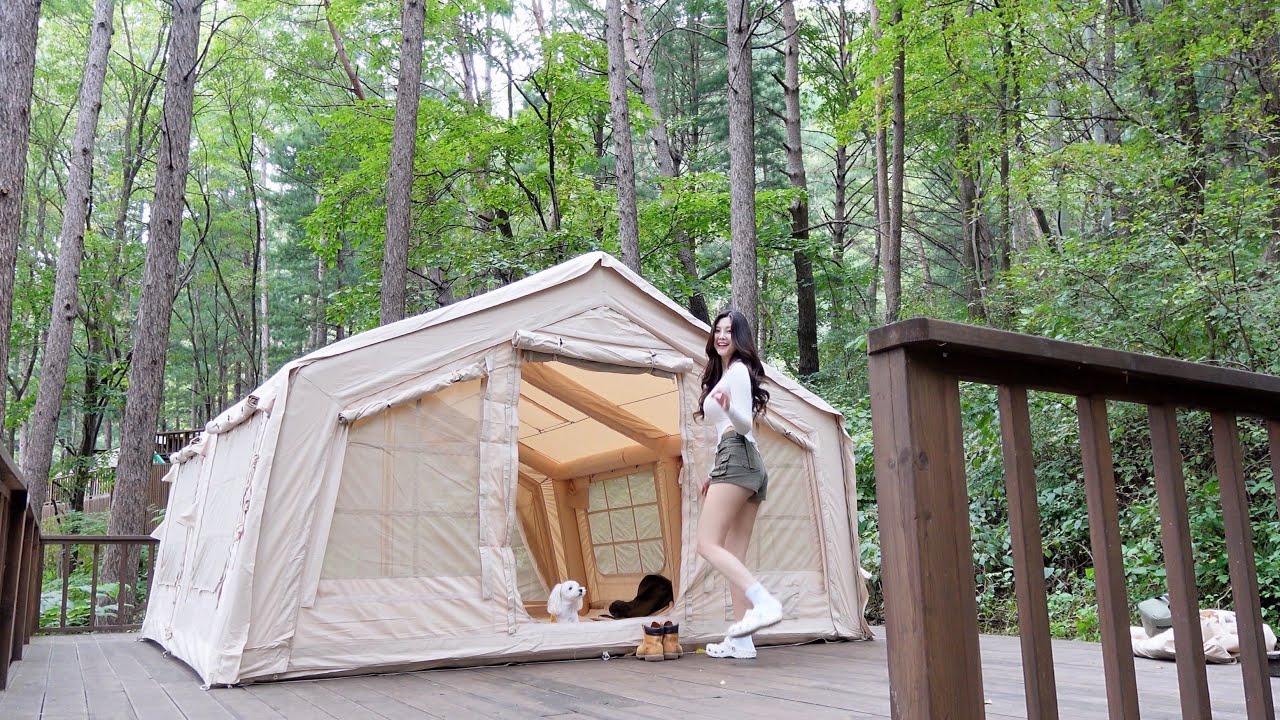 ⛺예약하기 힘든 캠핑장, 직접 가봤습니다 | 숯불삼겹살, 군고구마, 양송이 스프