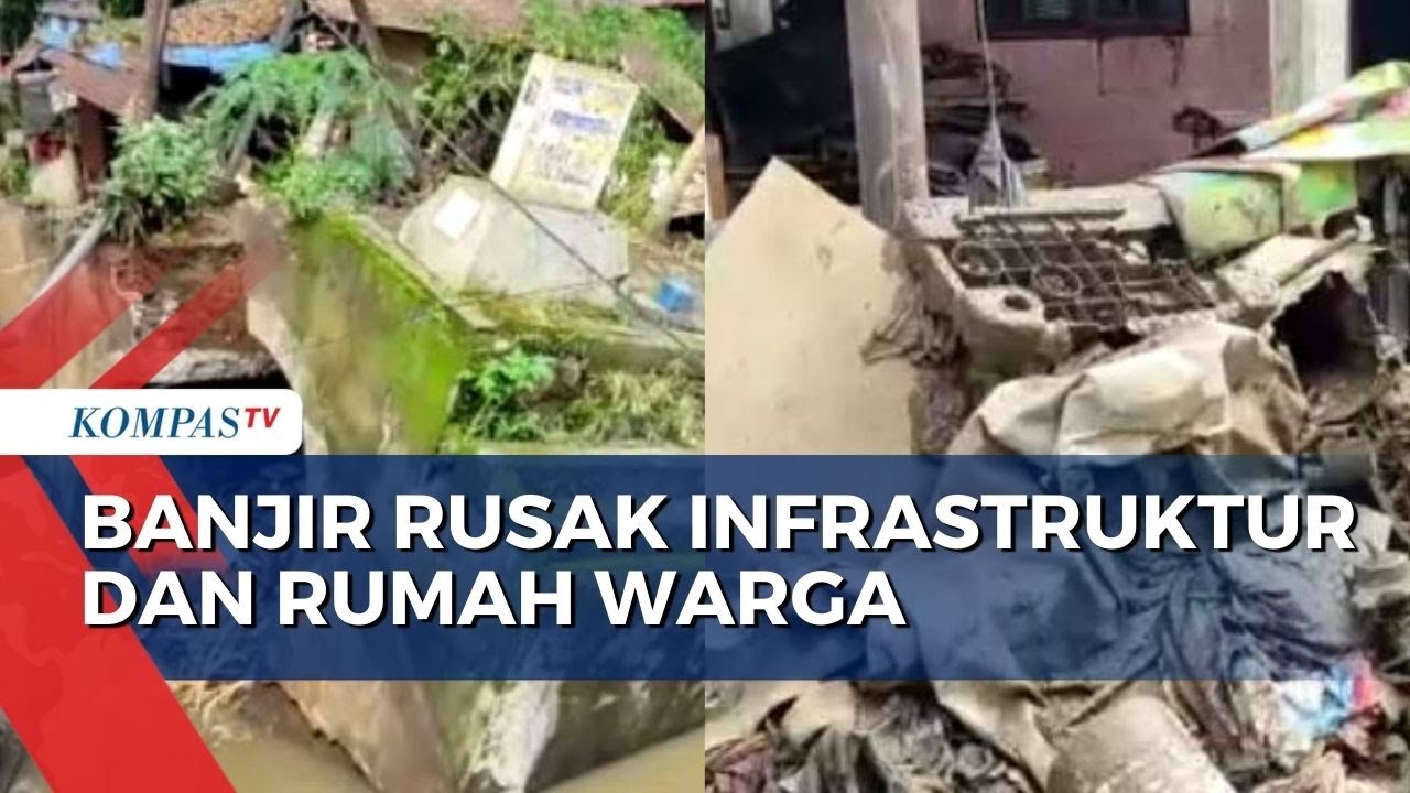 Banjir di Kota Manado Rusak Infrastruktur dan Rumah Warga