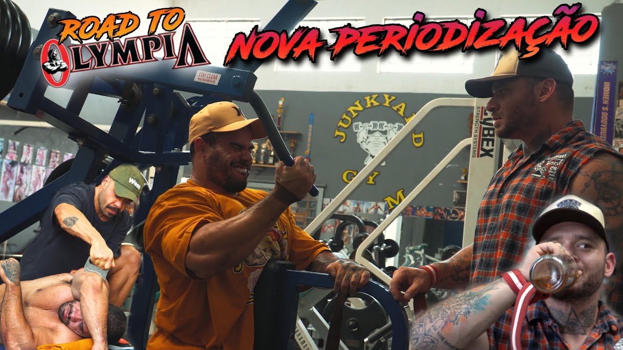 NOVA PERIODIZAÇÃO DE TREINO DO MR SAIZEN E PREPARAÇÃO FÍSICA DE FELIPE MORAES! ROAD TO OLYMPIA