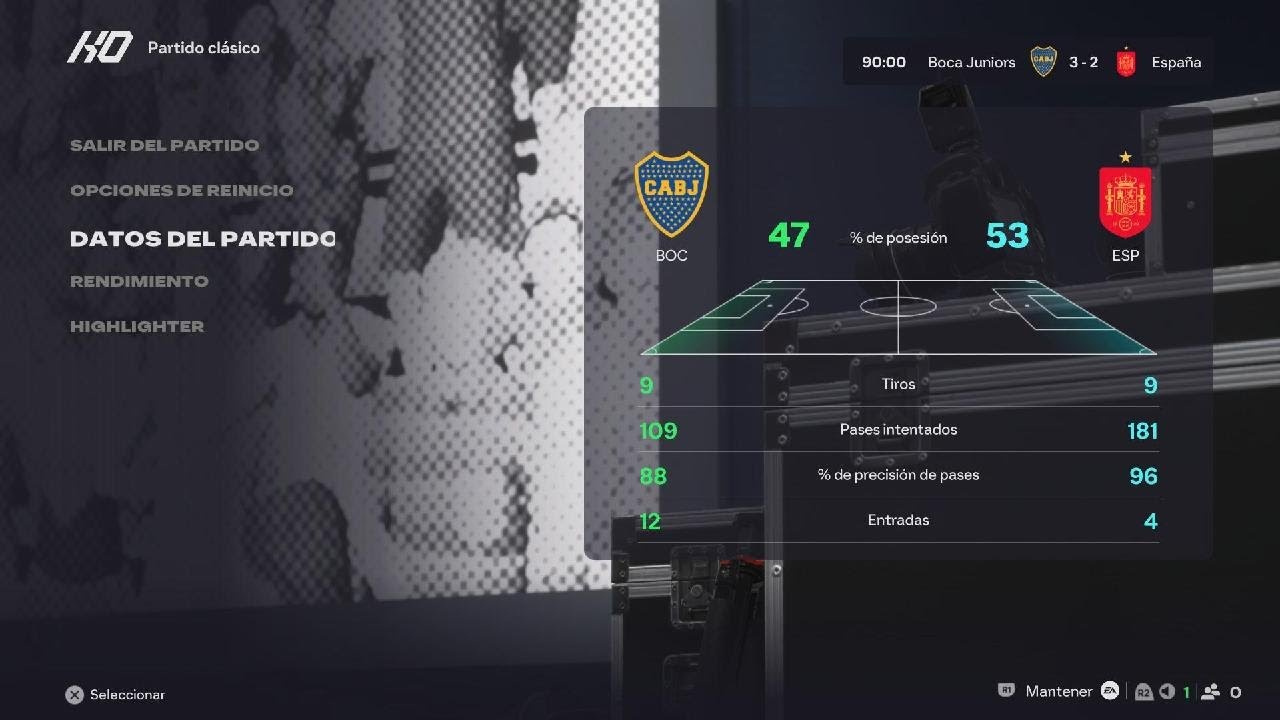 Boca Juniors vs España - BATALLA ÉPICA con 10 jugadores