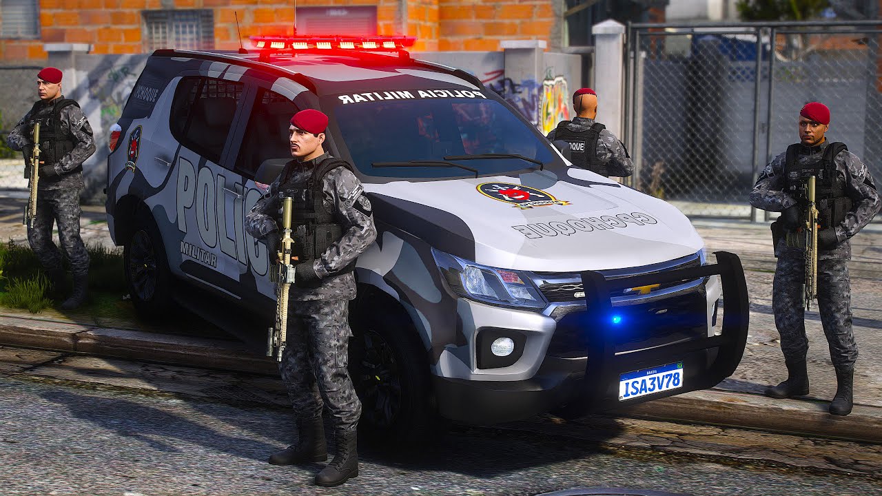 CONFRONTO + PERSEGUIÇÃO CPCHOQUE PMCE | GTA 5 POLICIAL